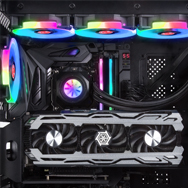 RAIJINTEK Orcus Core CPU Kühler RGB Komplett AiO Wasserkühlung PC,  Prozessor Kühler, 360mm Wasserkühlung Pumpe mit Wärmeleitpaste CPU  Einstellen